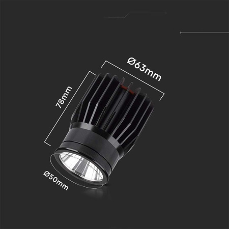 Moduł Wkład Spot LED V-TAC 18W 34st VT-1018 4000K 1900lm