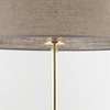 Lampa podłogowa UMBERTO Linen/Gold 1xE27