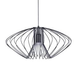 Dekoracyjna, druciana lampa wisząca do salonu K-3407 CZARNY z serii TIZI