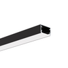 Profil GLAZA-LL, anodowany, czarny, 3010 mm