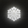 Dekoracja świetlna świąteczna Neon LED śnieżynka 26.5 x 30cm