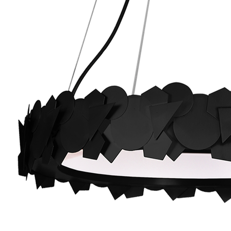 Lampa wisząca SOHO BLACK 24W LED czarny metal
