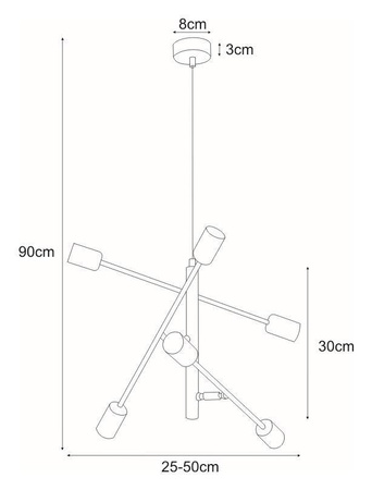 Lampa wisząca K-4751 -CAMARA