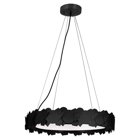 Lampa wisząca SOHO BLACK 24W LED czarny metal