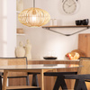 Naturalna lampa wisząca Boho Atamach bambusowa