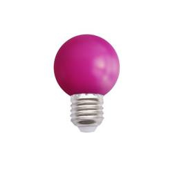 Lampa LED kolor PURPLE  E27 2W