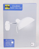 Lampa ścienna kinkiet 1X40W E14 biały DURIO 21-51448