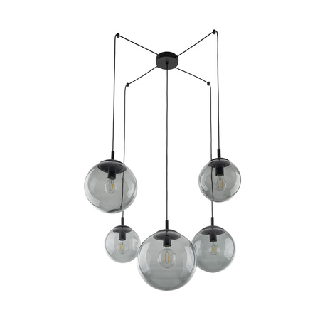 Lampa wisząca ESME Graphite 5xE27 pająk