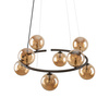 Lampa wisząca ANABELLE BROWN 8xG9