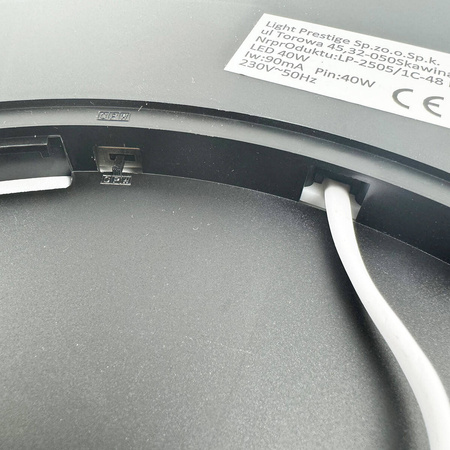 Light prestige California plafon 30cm czarny LP-2505/1C-30 BK