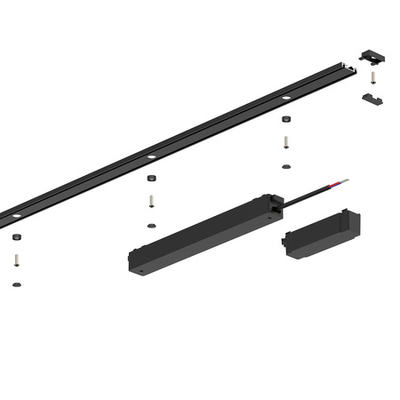Slim Magnetic Track Szyna Natynk Czarny 100cm