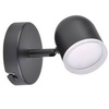 Kinkiet ruchomy LED RAWI 1 Czarny 3000K