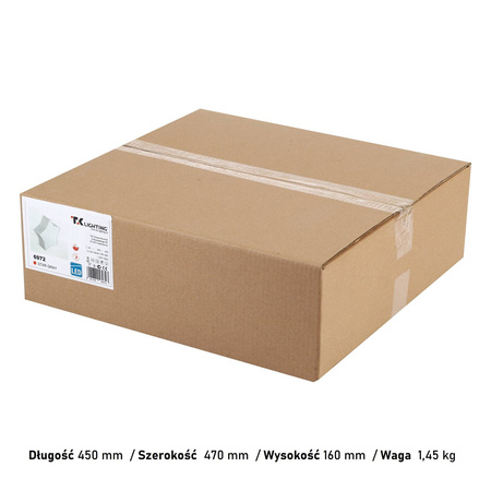 Lampa sufitowa STAR Gray 2xE27