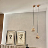 Palla lampa wisząca mała złota LP-2844/1P S GD