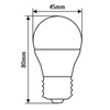 Żarówka LED E27 9W KULKA 620lm zimna 6000K INQ
