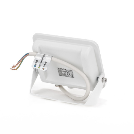 Projektor LED V-TAC 30W SAMSUNG CHIP PRO-S Biały VT-44030 6500K 2505lm 5 Lat Gwarancji