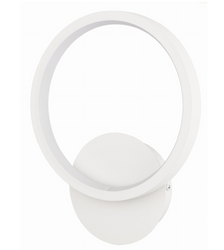 Nowoczesny kinkiet Lumino biały okrąg modern LED 12W 4000K