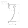 LED P26-2 Profil 2000 mm anod (nr kat 8626202)