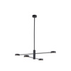 Nowodvorski Lampa wisząca metalowa czarna ORBIT 