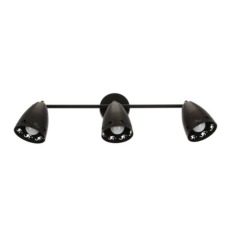 Lampa sufitowa 3xE14 70cm COTY 93-67173 LISTWA CZARNY