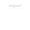 Nowodvorski Plafon czarny STRAIGHT CEILING LED S