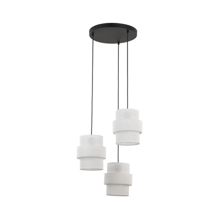 Lampa wisząca CALISTO White koło 3xE27