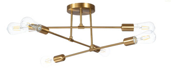 Lampa sufitowa MULTI PATYCZAK gold 6xE27
