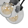 Szklana Lampa sufitowa SOFIA CLEAR 5xE27