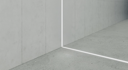 Profil hermetyczny HR-SLIM, nieanodowany, srebrny, 1000 mm