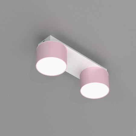 Lampa sufitowa DIXIE Pink/White  2xGX53 różowa
