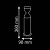 Lampa zewnętrzna LED ADRIA 36cm niska satyna 6500K