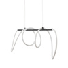Tk Lighting FLEXI LED BLACK 36 W lampa wisząca 