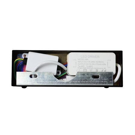 Kinkiet Klimt Czarny 8W 40cm