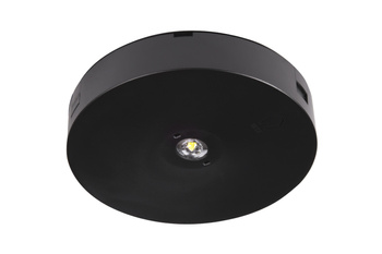 Oprawa sieciowo-awaryjna natynkowa STARLET ROUND SQ 150 CB IP20 [BLK] / współpraca z centralną baterią / 86345