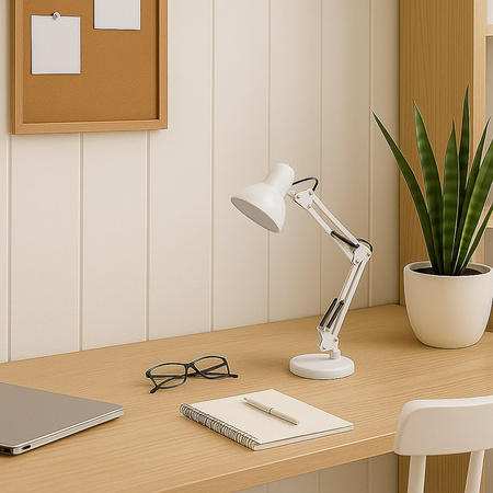 Lampka biurkowa NEXA White 1xE27