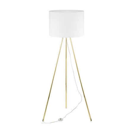 Lampa podłogowa UMBERTO White/Gold 1xE27