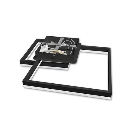 Plafon lampa LED Galaxis Herkules 70W 54x54x13cm kwadratowy czarny + pilot