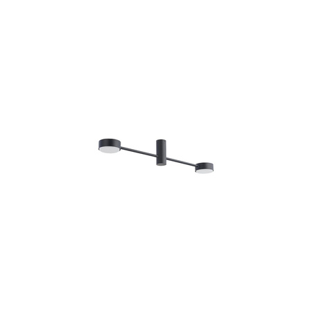 Nowodvorski Lampa sufitowa czarna metalowa ORBIT 