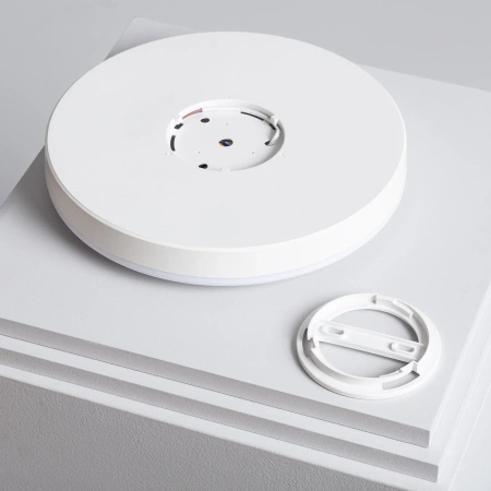 Plafon LED 18W Anti-Flicker z Czujnikiem Ruchu PIR i Zmierzchu biały