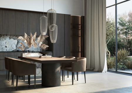 Lampa wisząca PUMPKIN silk grey S 11242 Nowodvorski