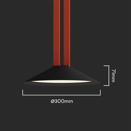 Oprawa Spot Szynosystem Taśmowy 48V V-TAC 20W LED 120st Czarny VT-41120 3000K 1200lm 3 Lata Gwarancji
