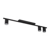 Lampa sufitowa LOGAN Black 3xGU10