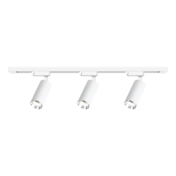 Zestaw Oprawa Mica Track Biały + Chrom 3xGU10 1m