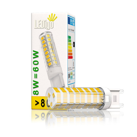 Żarówka LED G9 8W=60W Zimna