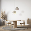 Lampa wisząca ZOE Beige 1xE27 M