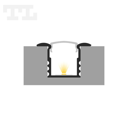 LED P18-1 Profil 2000 mm biały lakierowany (nr kat 8618111)