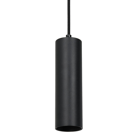 Pipe Track Pendant Light Black 1xGU10