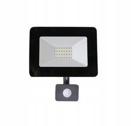 Halogen LED 20W z Czujnikiem ruchu naświetlacz 4000K