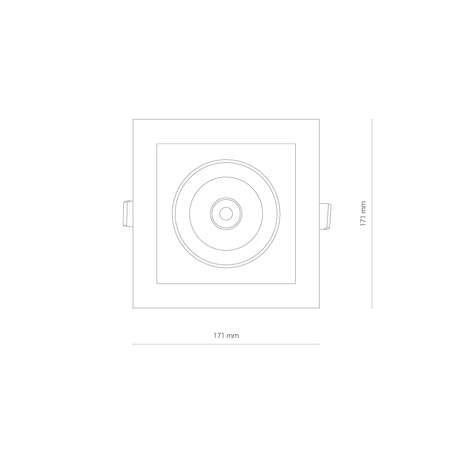 Nowodvorski Lampa podtynkowa CL DIA LED 30W 3000K