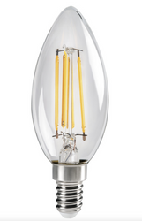 Żarówka Led filament dekoracyjna XLED E14 C35 4,5W świeczka 2700K